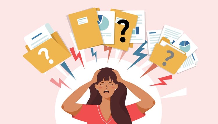 파일 관리 어려움