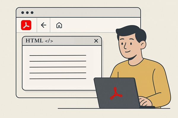 PDF HTML 변환하는 방법