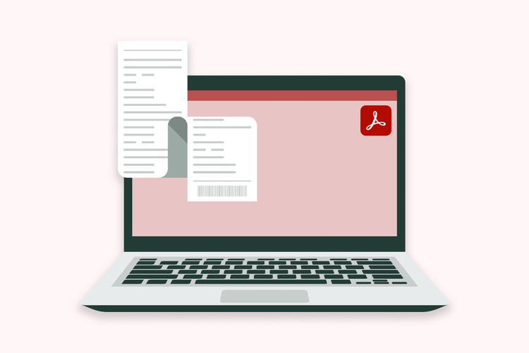 애크로뱃으로 전자 영수증 관리하기