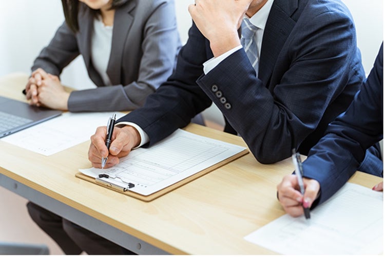 면접확인서 양식 다운로드 출처: 어도비 스톡