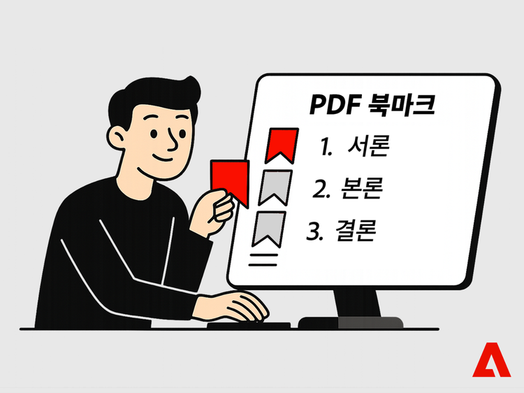 PDF 책갈피로 보고서에 목차 만들고 검색하는 방법