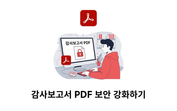 감사보고서 보안 강화하기 결문 이미지