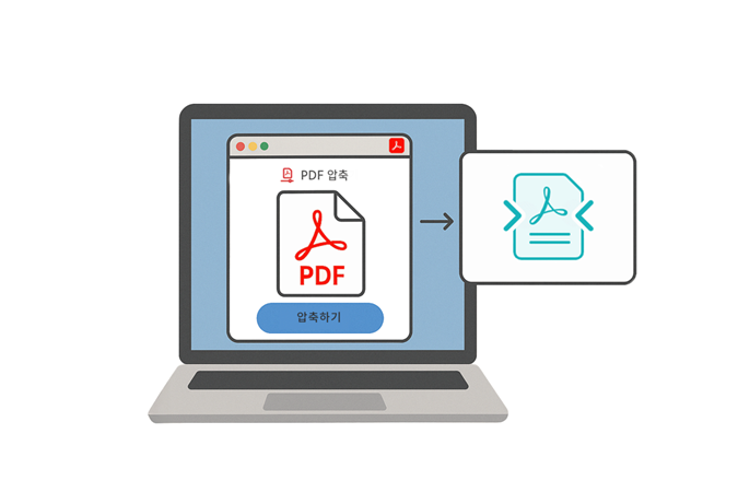 PDF 압축을 통해 PDF 용량 줄이기 이미지