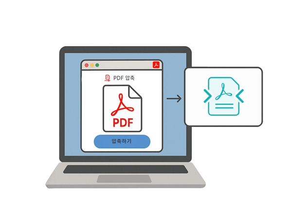 PDF 압축을 통해 PDF 용량 줄이기 이미지