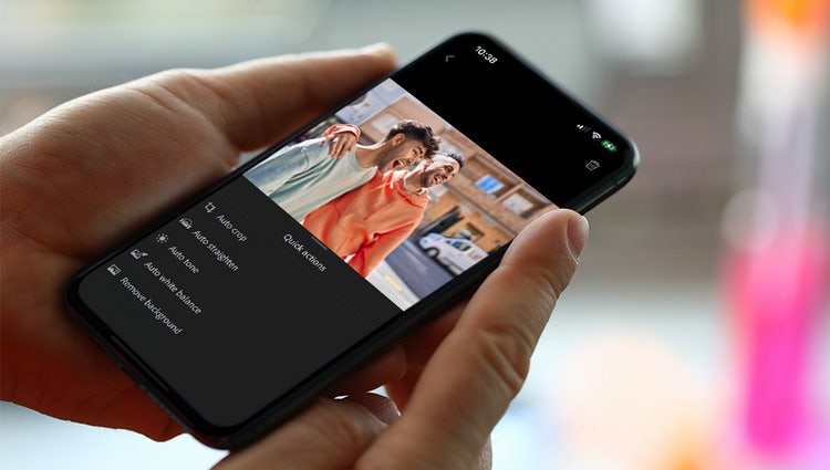 Do one-click fixes and more in the mobile companion app