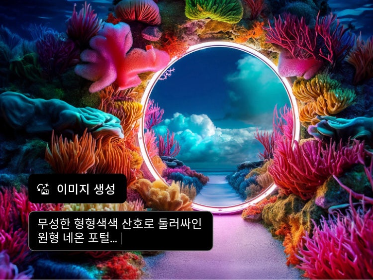 Photoshop AI의 이미지 생성 기능