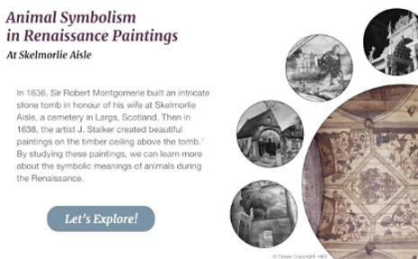 르네상스 회화에 나타난 동물 상징주의 - Skelmorlie Aisle
