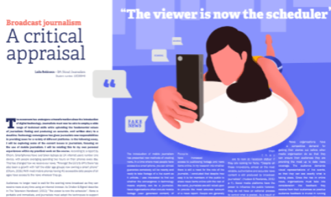 방송 저널리즘: 비평, “시청자가 곧 스케줄러”