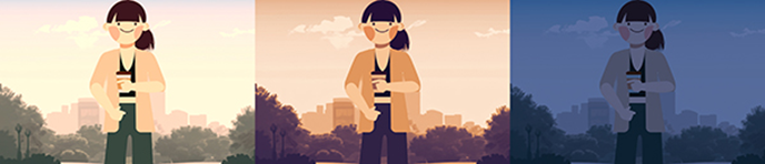 조정 레이어 색상 검색으로 색상 조절하기