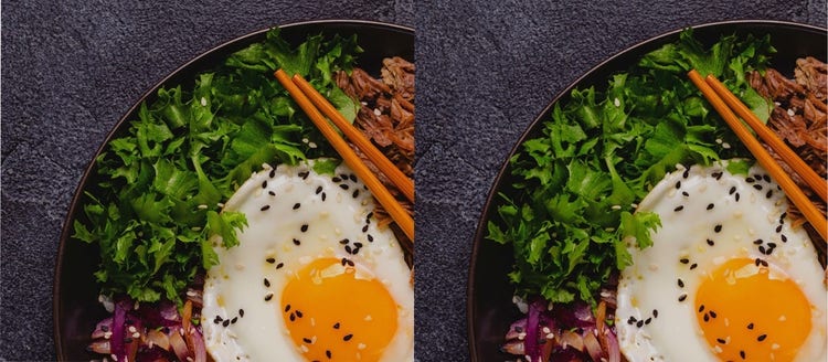 포토샵 조정 레이어 활용한 색감 보정 비교