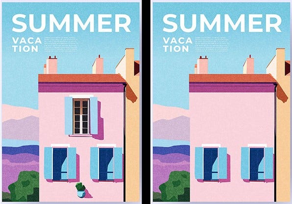 불필요한 부분을 포토샵 내용 인식 채우기로 지운 이미지