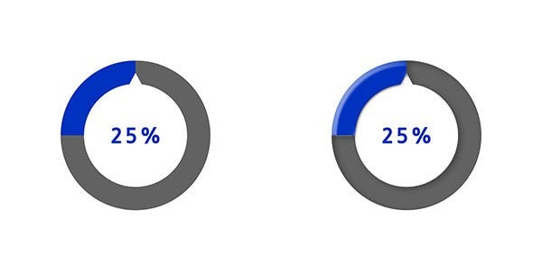 포토샵 레이어 스타일 인포그래픽 적용 전후 이미지
