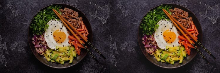 포토샵 조정 레이어를 활용한 색감 보정 전후 비교