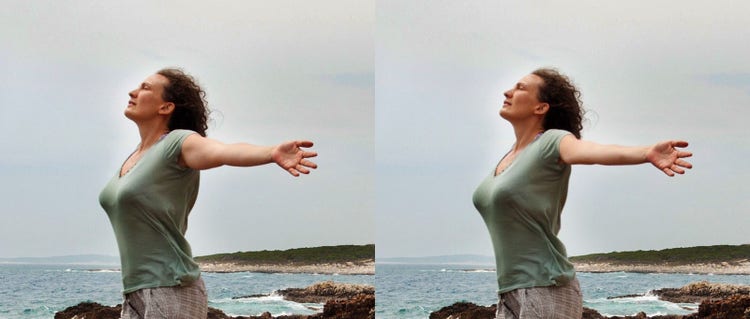 포토샵 픽셀 유동화 활용한 전신 보정 전후 비교 이미지