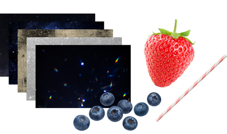 콜라쥬 아트워크를 제작하기 위한 이미지 소스 준비