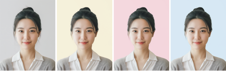 배경 생성으로 셀프 증명사진 완성하기