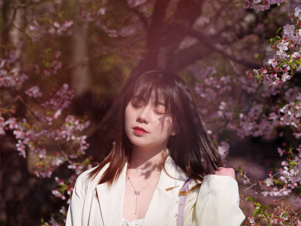 벚꽃배경 인물사진