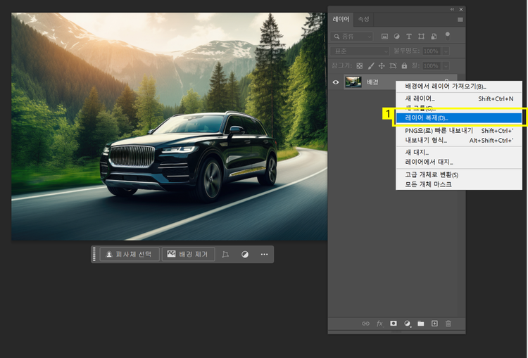 레이어 복사하기