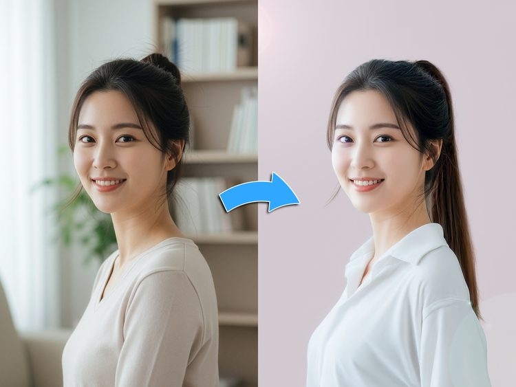 포토샵 AI로 일상 사진을 프로필 사진처럼 바꾸는 방법