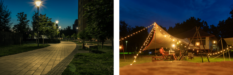 다양한 야간 사진들