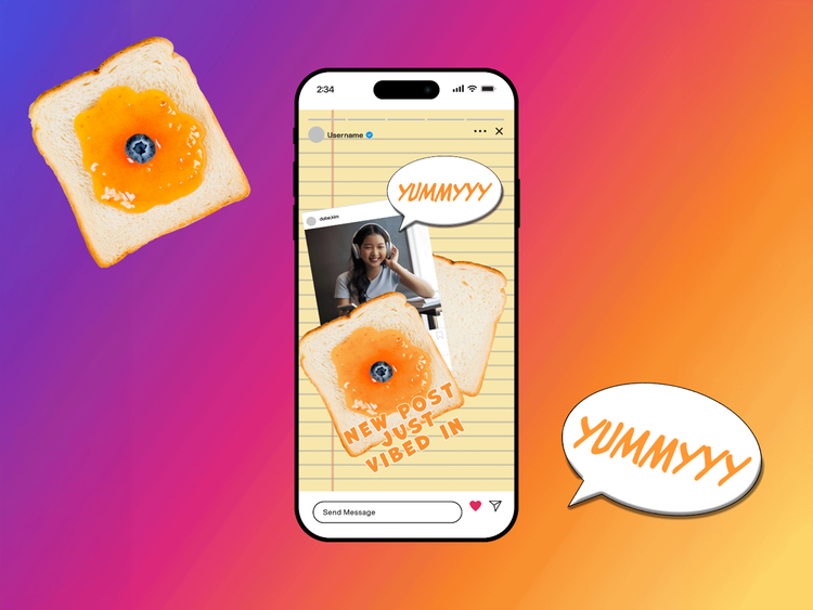 인스타 스토리 꾸미기 스티커 업로드 이미지