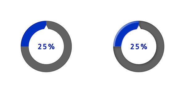 포토샵 레이어 스타일로 인포그래픽 입체적으로 만들기