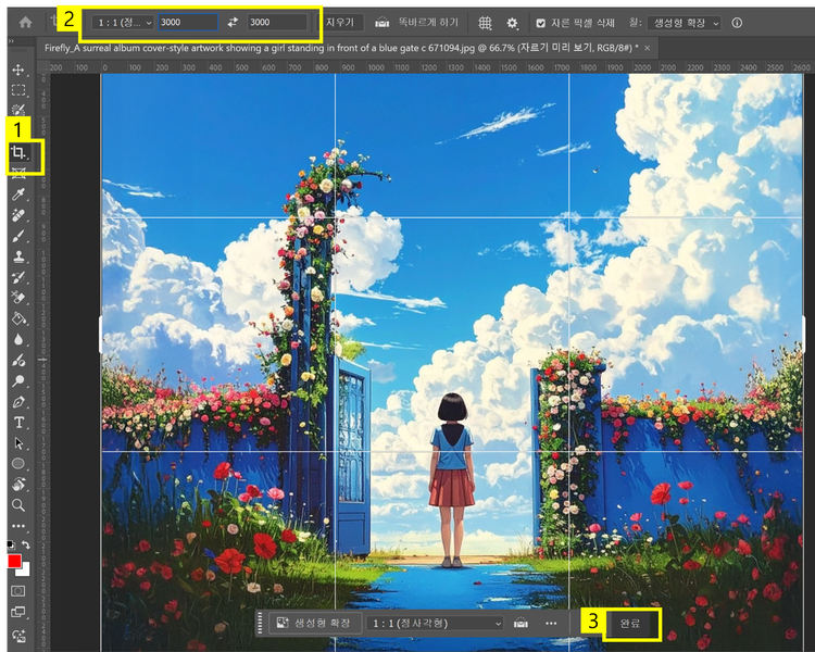 앨범 커버 자르기
