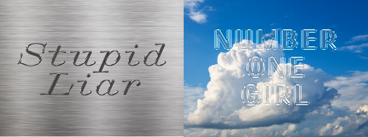 타이포그래피 디자인 완성 이미지