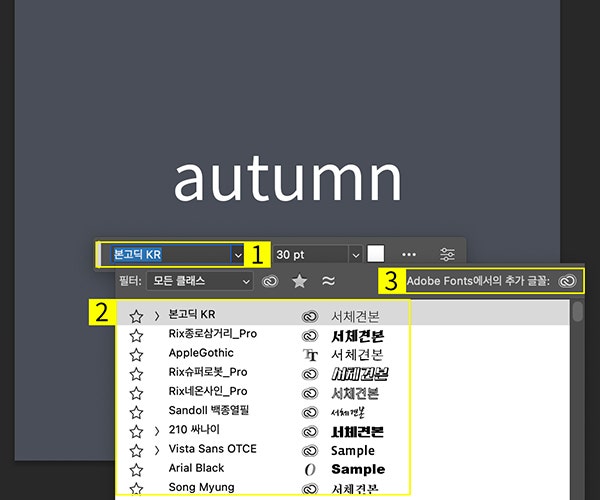 회사 로고에 원하는 폰트 적용하기