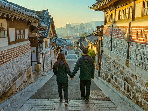 포토샵 사진 보정으로 완성한 커플 사진