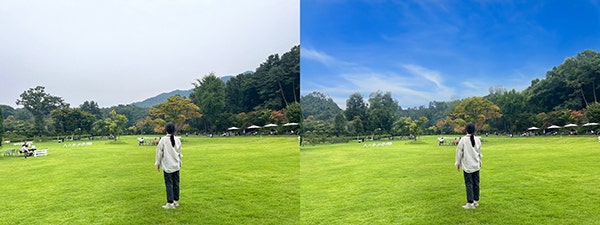 포토샵 생성형 채우기 기능 활용 예시