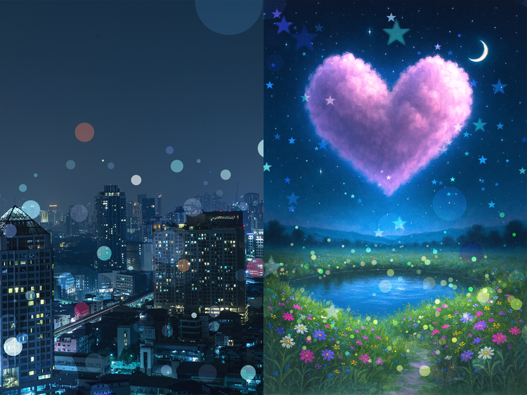 디지털 아트의 매력을 살리는 포토샵 반짝이 효과