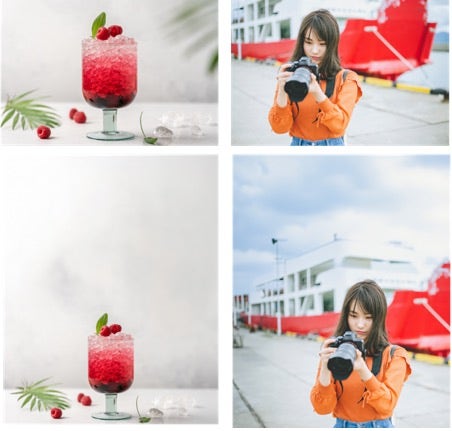 사진 크기 조절하고 자연스럽게 채우는 배경