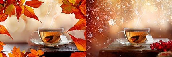 생성형 채우기로 시즌 광고 이미지 제작하기(가을, 겨울 버전)