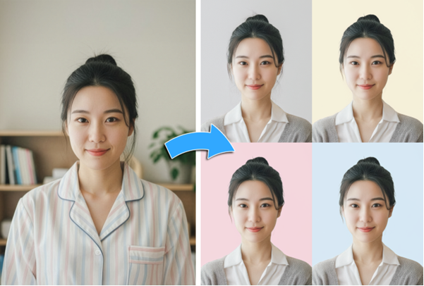 포토샵으로 셀프 증명사진 편집하기