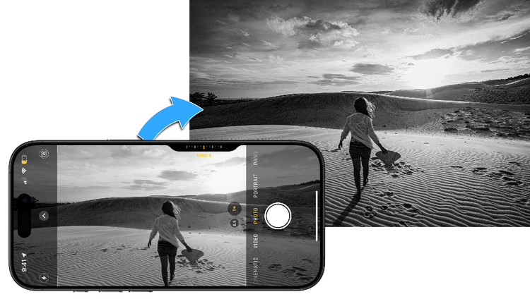 카메라로 찍은 흑백 사진을 포토샵 후보정하기