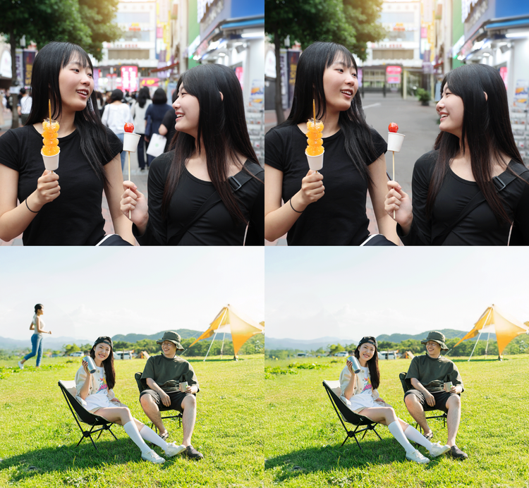 포토샵에서 클릭 한번으로 사진 사람 지우기