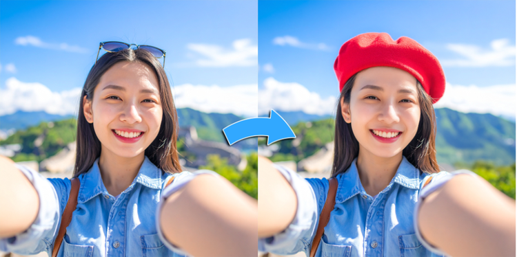 포토샵 AI로 셀프 사진 보정한 결과