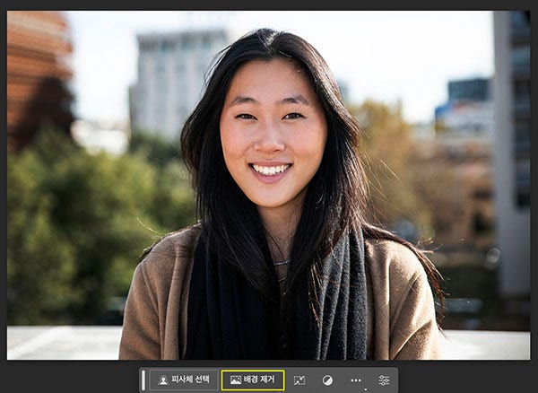 포토샵 배경 제거 기능으로 배경 제거하기