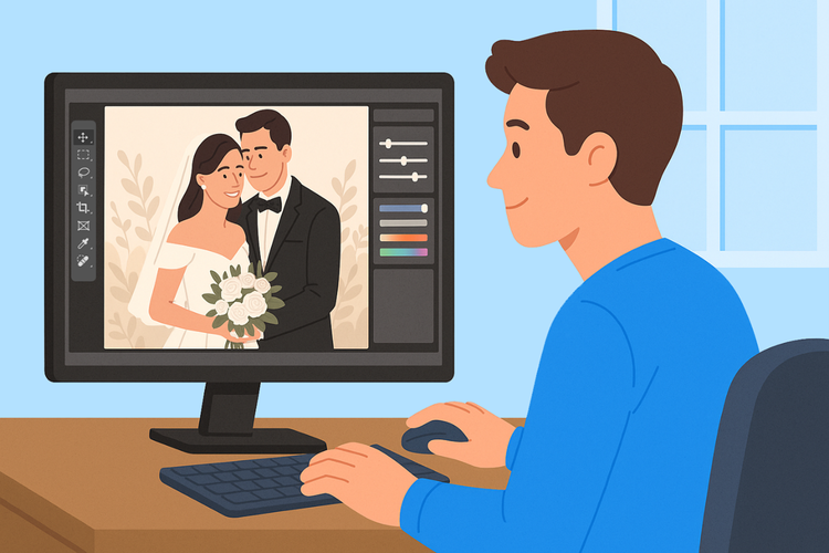 포토샵 웨딩 사진 보정의 이점
