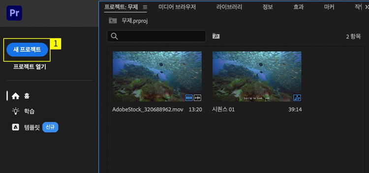 영상 파일 가져오기