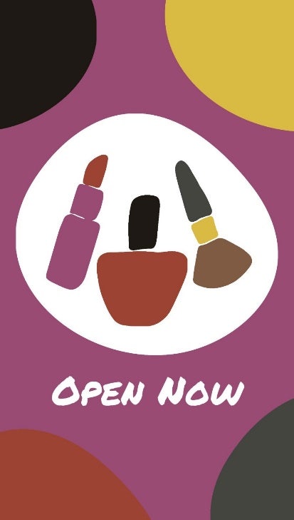 Iteration Block Colour Makeup Open Now Instagram Story