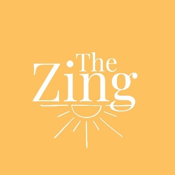 Orange and White The Zing Logo Square