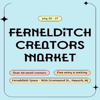 Blue Frame Creators Market Flyer