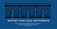support local restaurant instagram landscape COVID-19 재개