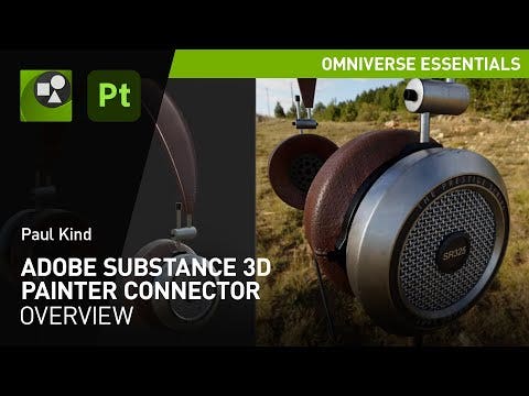 Video titled: Adobe Substance 3D Painter Connector Overview with Omniverse USD Composer