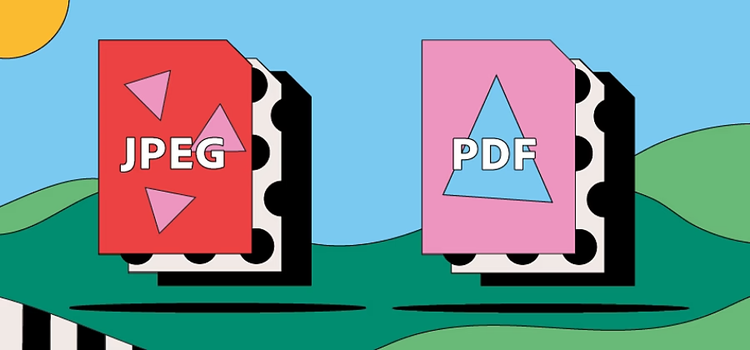 JPEG vs. PDF marquee image