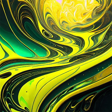 ferrofluid yellow