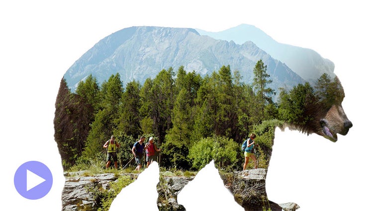 Play double exposure video