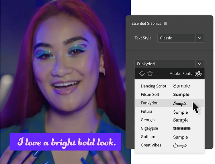 Automātisko transkripciju un subtitru rediģēšana un stilizēšana.